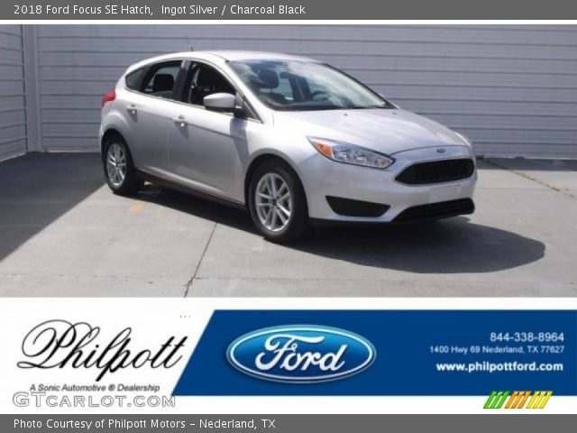 2018 Ford Focus SE Hatch in Ingot Silver