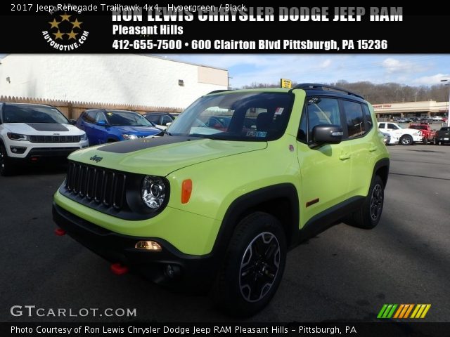 2017 Jeep Renegade Trailhawk 4x4 in Hypergreen