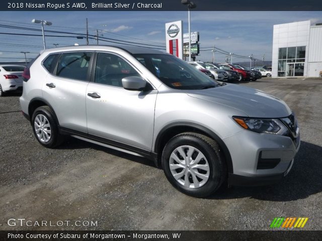 2018 Nissan Rogue S AWD in Brilliant Silver