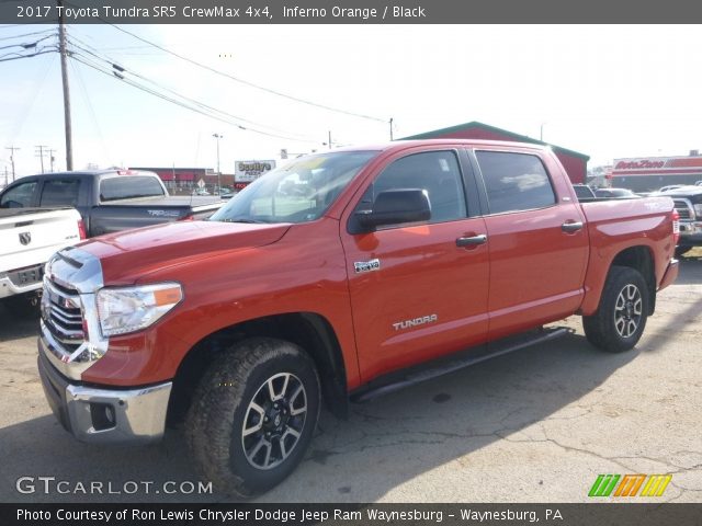 2017 Toyota Tundra SR5 CrewMax 4x4 in Inferno Orange