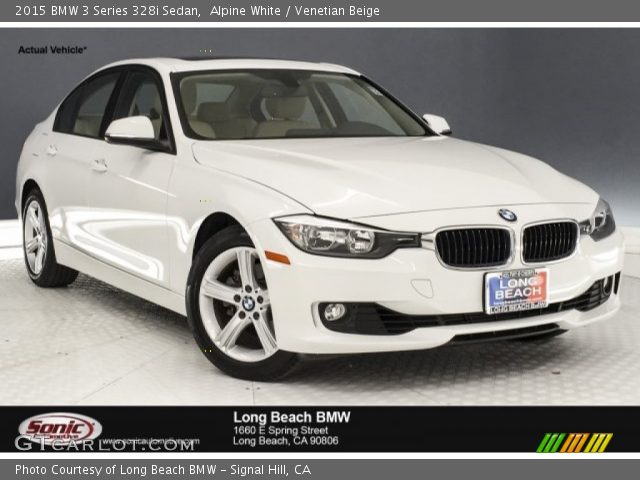 2015 BMW 3 Series 328i Sedan in Alpine White