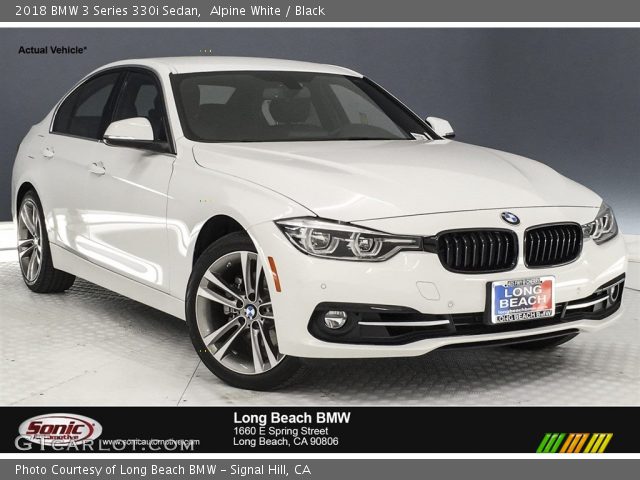 2018 BMW 3 Series 330i Sedan in Alpine White