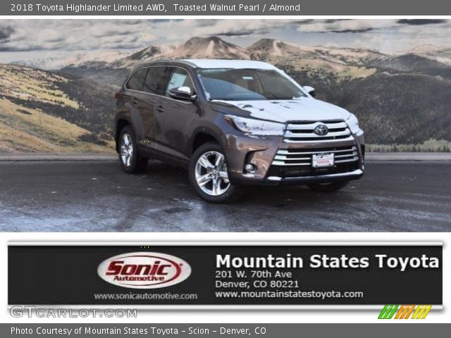 2018 Toyota Highlander Limited AWD in Toasted Walnut Pearl