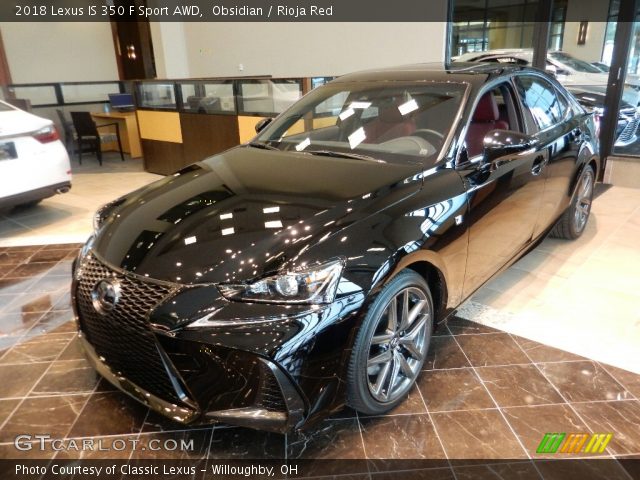 2018 Lexus IS 350 F Sport AWD in Obsidian