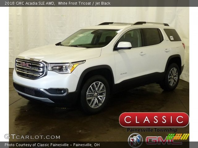 2018 GMC Acadia SLE AWD in White Frost Tricoat