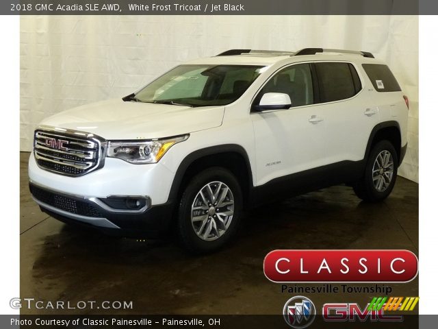 2018 GMC Acadia SLE AWD in White Frost Tricoat