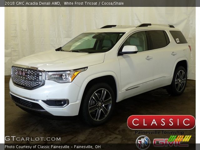 2018 GMC Acadia Denali AWD in White Frost Tricoat