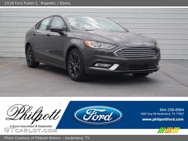 2018 Ford Fusion S in Magnetic