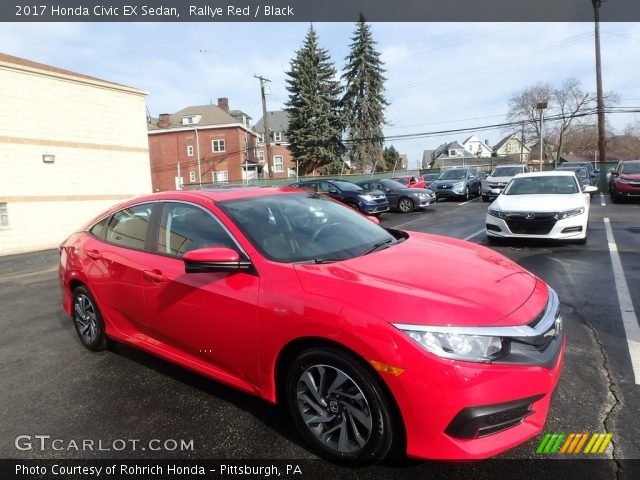 2017 Honda Civic EX Sedan in Rallye Red