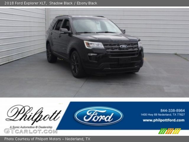 2018 Ford Explorer XLT in Shadow Black