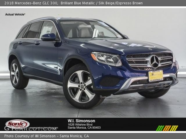 2018 Mercedes-Benz GLC 300 in Brilliant Blue Metallic