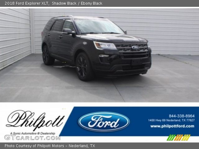 2018 Ford Explorer XLT in Shadow Black