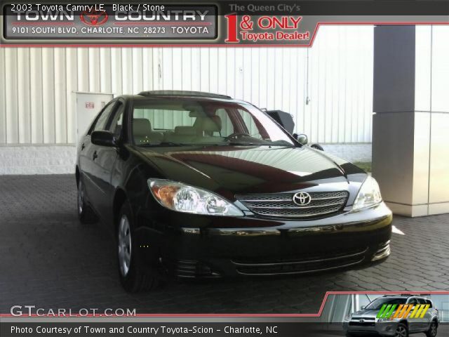 2003 Toyota Camry LE in Black