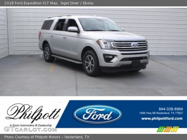 2018 Ford Expedition XLT Max in Ingot Silver