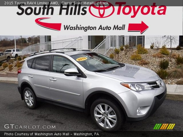 2015 Toyota RAV4 Limited AWD in Classic Silver Metallic