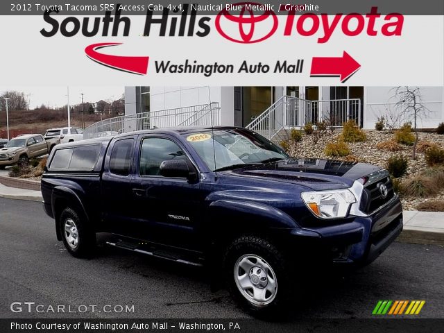 2012 Toyota Tacoma SR5 Access Cab 4x4 in Nautical Blue Metallic