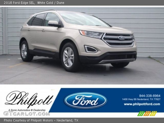 2018 Ford Edge SEL in White Gold