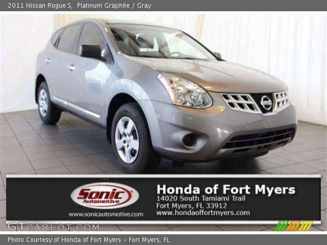 2011 Nissan Rogue S in Platinum Graphite