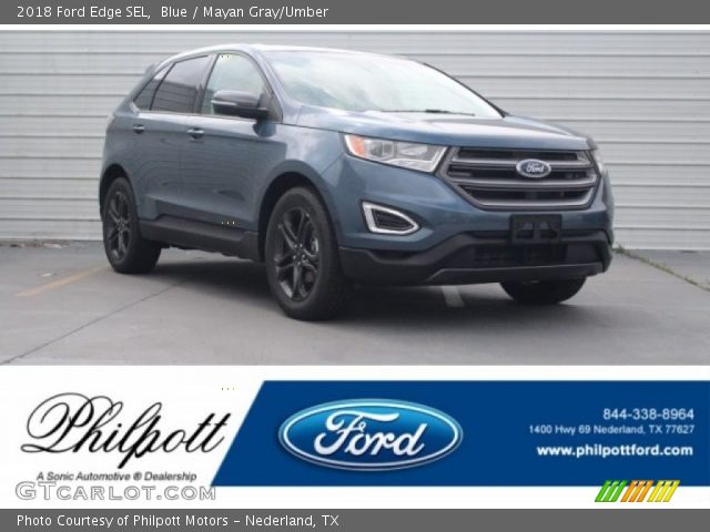 2018 Ford Edge SEL in Blue