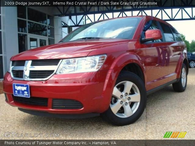 2009 Dodge Journey SXT in Inferno Red Crystal Pearl