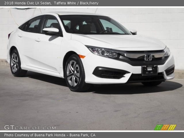 2018 Honda Civic LX Sedan in Taffeta White