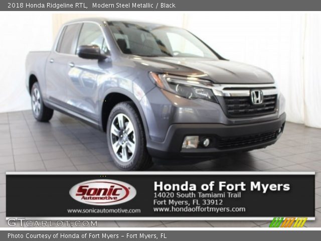 2018 Honda Ridgeline RTL in Modern Steel Metallic