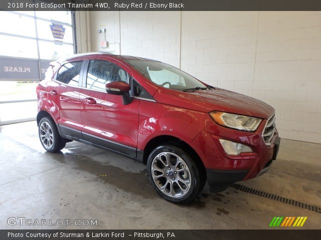 2018 Ford EcoSport Titanium 4WD in Ruby Red