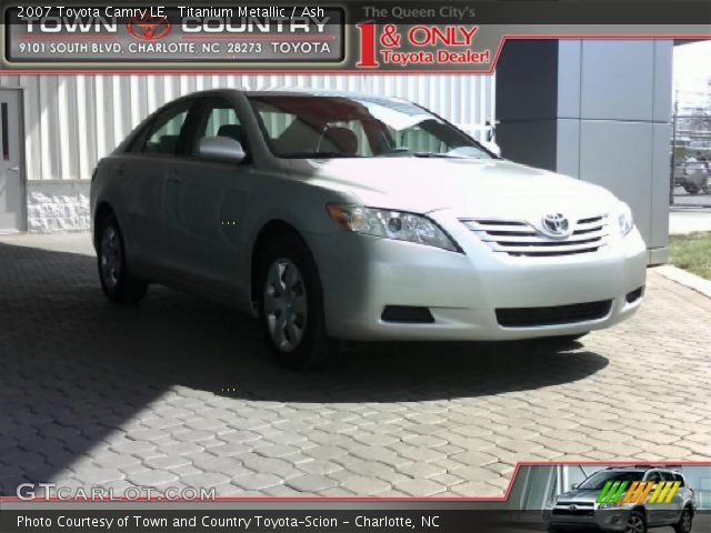 2007 Toyota Camry LE in Titanium Metallic