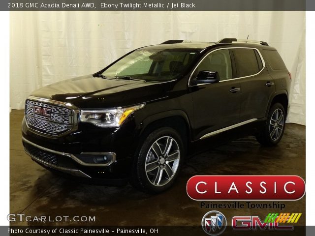 2018 GMC Acadia Denali AWD in Ebony Twilight Metallic