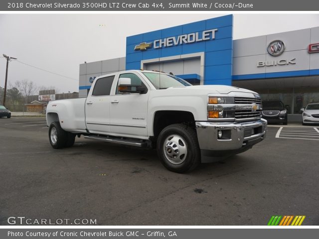 2018 Chevrolet Silverado 3500HD LTZ Crew Cab 4x4 in Summit White