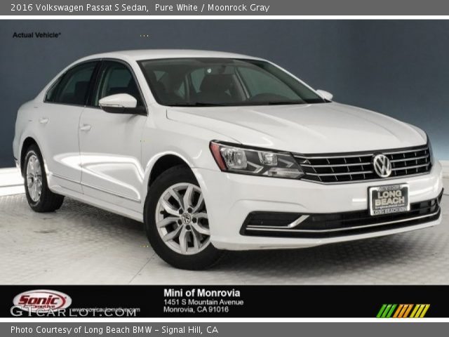 2016 Volkswagen Passat S Sedan in Pure White
