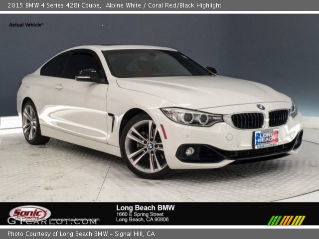 2015 BMW 4 Series 428i Coupe in Alpine White