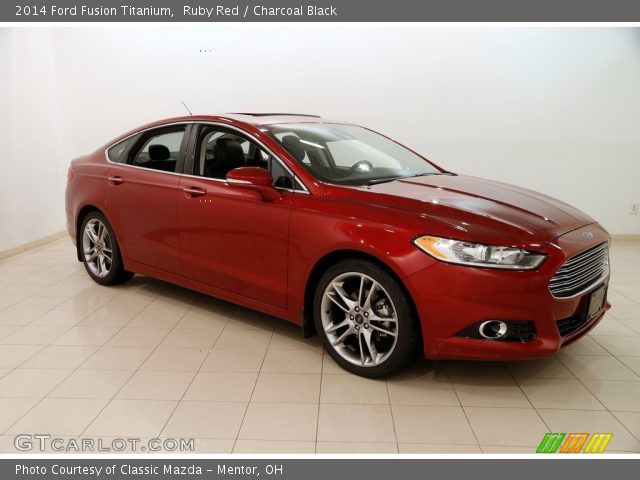 2014 Ford Fusion Titanium in Ruby Red