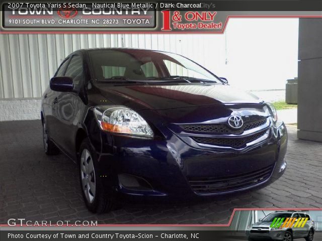2007 Toyota Yaris S Sedan in Nautical Blue Metallic