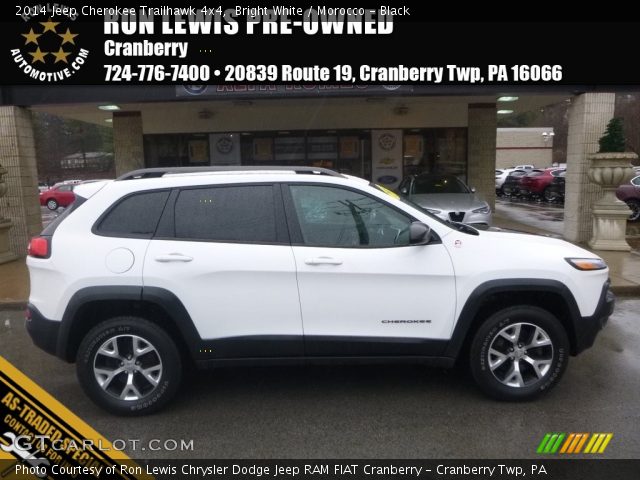 2014 Jeep Cherokee Trailhawk 4x4 in Bright White
