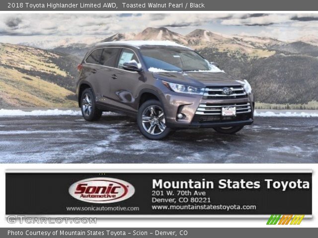 2018 Toyota Highlander Limited AWD in Toasted Walnut Pearl