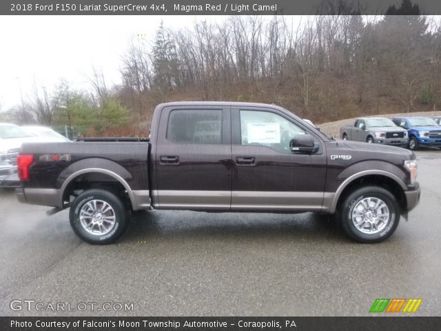 2018 Ford F150 Lariat SuperCrew 4x4 in Magma Red