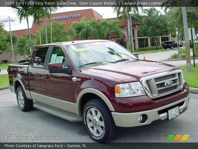 2007 Ford F150 King Ranch SuperCrew in Dark Copper Metallic