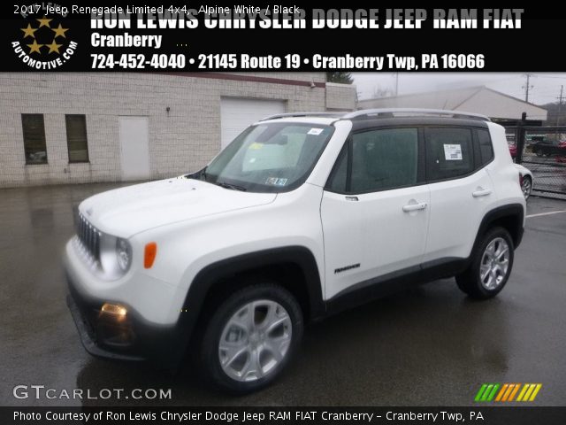 2017 Jeep Renegade Limited 4x4 in Alpine White