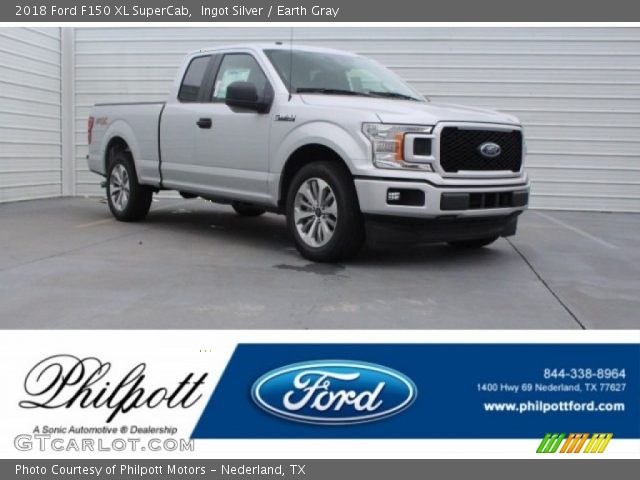 2018 Ford F150 XL SuperCab in Ingot Silver