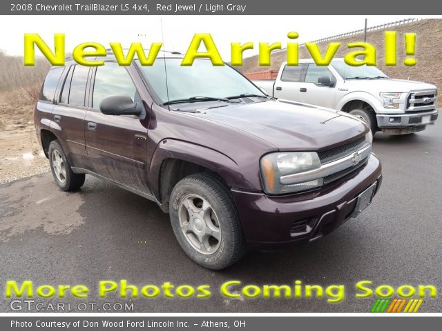 2008 Chevrolet TrailBlazer LS 4x4 in Red Jewel