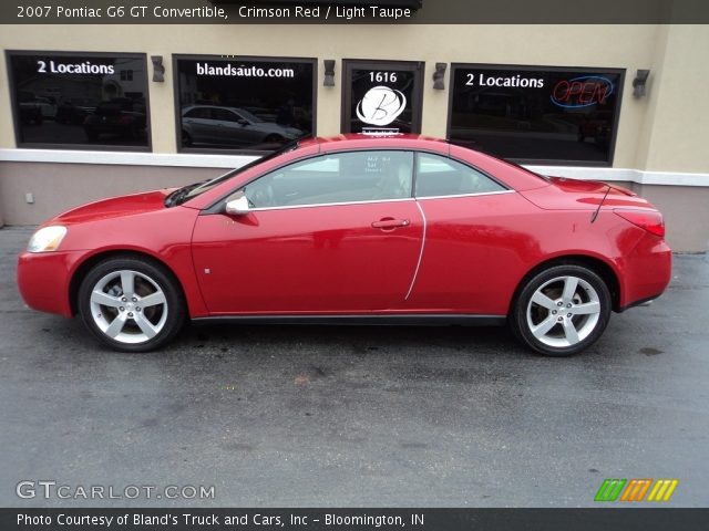 2007 Pontiac G6 GT Convertible in Crimson Red