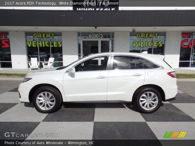 2017 Acura RDX Technology in White Diamond Pearl