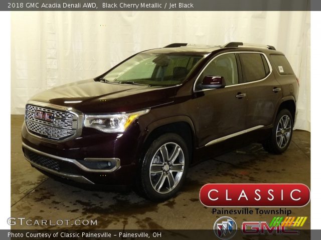 2018 GMC Acadia Denali AWD in Black Cherry Metallic