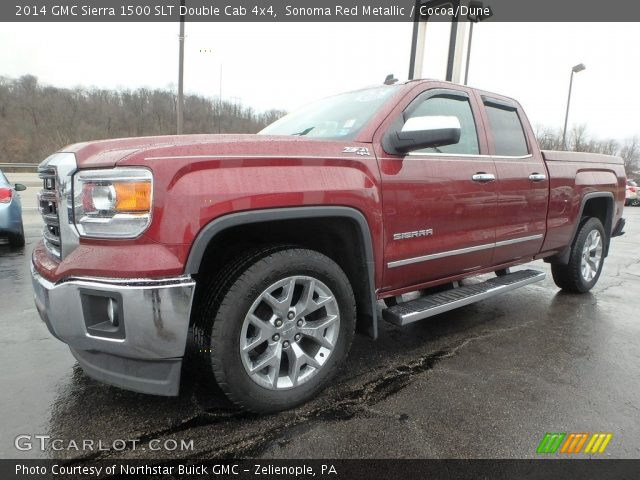 2014 GMC Sierra 1500 SLT Double Cab 4x4 in Sonoma Red Metallic