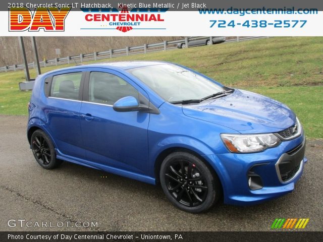 2018 Chevrolet Sonic LT Hatchback in Kinetic Blue Metallic