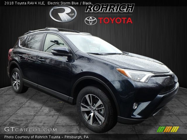 2018 Toyota RAV4 XLE in Electric Storm Blue