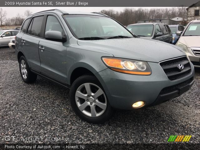 2009 Hyundai Santa Fe SE in Silver Blue