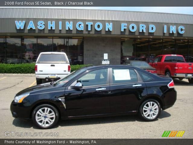 2008 Ford Focus SE Sedan in Black