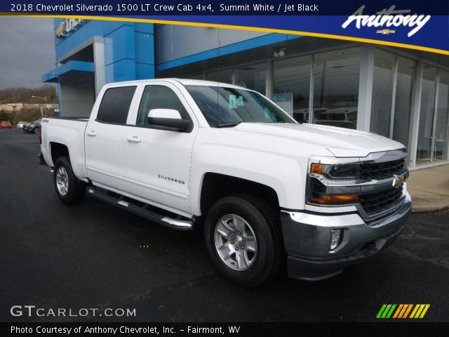 2018 Chevrolet Silverado 1500 LT Crew Cab 4x4 in Summit White